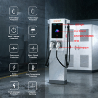 Station de recharge pour véhicules électriques super rapide 800 kW, armoire d'alimentation, écran 4,3 pouces, borne de recharge, véhicules électriques, stations de recharge CC pour voitures