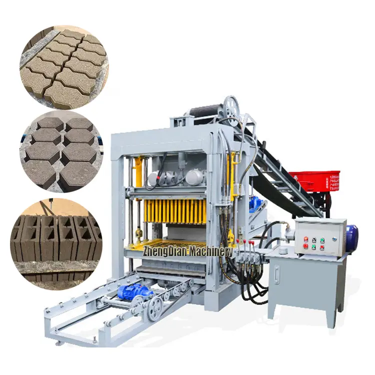 Machine pour la fabrication de blocs de QT4-20 brique Ghana machine automatique pour la fabrication de blocs de béton machine pour la fabrication automatique de briques Inde