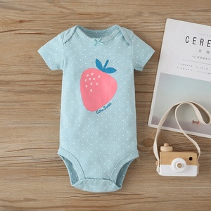 Conjunto de Ropa para Bebé Niña Recién Nacida de 3 a 24 Meses, Algodón, Manga Corta, Mono de Dibujos Animados, Traje de Una Pieza - Product Image 4