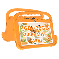 Nueva Tablet Infantil de 7 Pulgadas con Cuatro Núcleos, Android 12, Tablet Educativa para Niños, 4GB/32GB