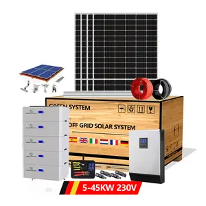 Ganzes Haus 5kw 10kw 20kw komplette Solaranlage Stromer zeugung für Home Off Grid Full Set