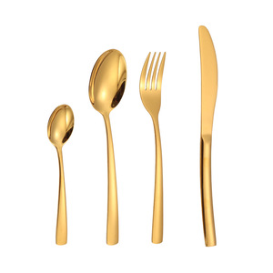 Stainless Steel Cutlery Set <b>Knife</b> Fork Spoon Polished Straight Edge Durable European Style - Product Image 4