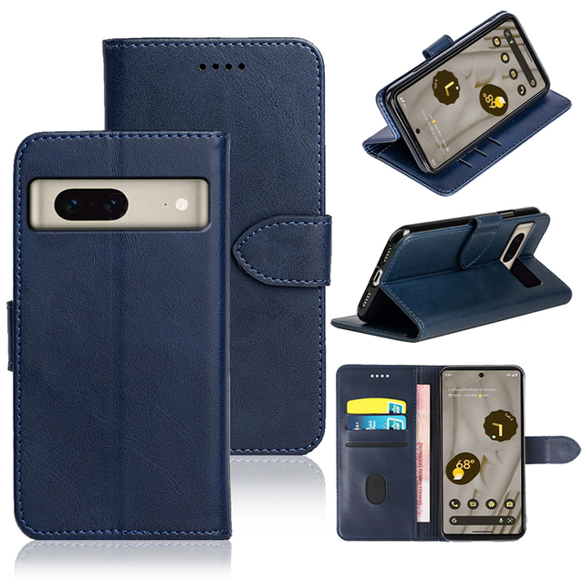 Leather Flip Wallet Phone Case for Google Pixel 11 Pro XL 10a 9a 8a 6 Pro 7a Pixel 6a With Card Slots Magnetic Protective Cover