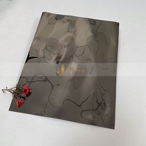 Plaque décorative murale et de plafond en acier inoxydable 304 M14, effet miroir, ondulé, martelé, pliage, découpe, soudage, épaisseur personnalisée - Product Image 2