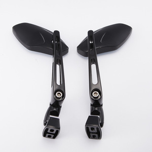 La mejor calidad modificada motocicleta aleación de aluminio espejo retrovisor motocicleta espejos traseros para Yamaha FZ1 FZ6 FZ6R - Product Image 3