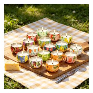 Bocaux à bougies de luxe avec couvercles et boîte – Gamme de collection haut de gamme pour la vente au détail, mélange de soja aromathérapeutique - Product Image 6