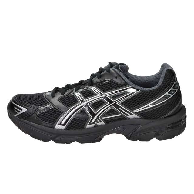 For Men's Breathable Lace-up Black Silver 45 Mesh Running Shoes with 4cm Heel EVA Midsole & Rubber Outsole All Seasons
