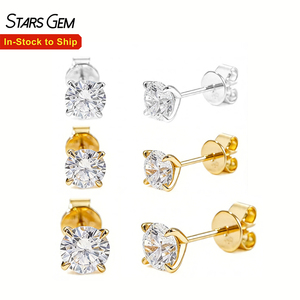 เพชรแล็บสังเคราะห์ขายส่งจาก Starsgem ตัวเรือนทองคำแท้ 18K น้ำหนัก 1 กะรัต 2 กะรัต ทรงบริลเลียนต์ สี O-Z คลาสสิก รับรองโดย IGI - Product Image 1