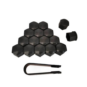 <span class=keywords><strong>Cache</strong></span>-écrous de roue en plastique ABS chromé de 17 mm (0,67 po) pour VW Audi <span class=keywords><strong>Skoda</strong></span> (gris) - Product Image 1