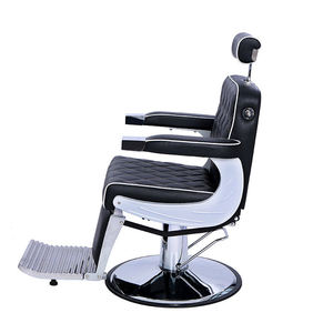 Sillón <span class=keywords><strong>de</strong></span> Barbería Ajustable con Respaldo <span class=keywords><strong>de</strong></span> Cuero Cómodo, Apto para Peluquerías y Barberías, Duradero y Fácil <span class=keywords><strong>de</strong></span> Limpiar - Product Image 5