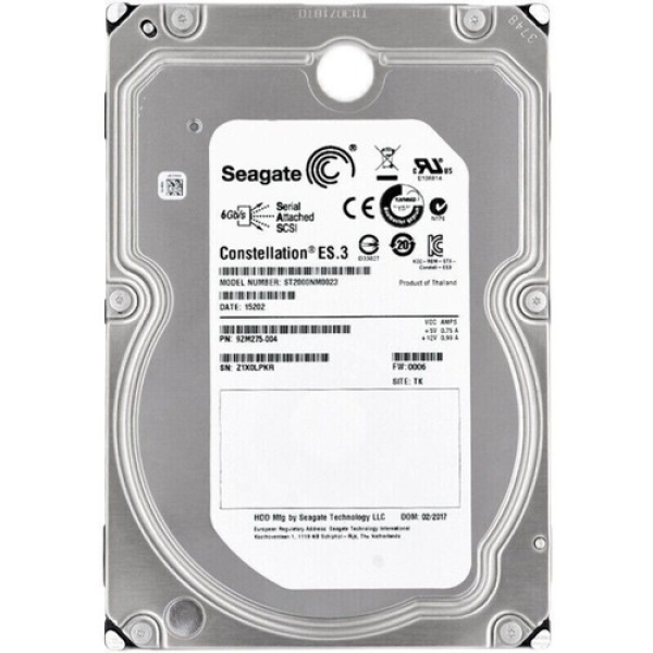 1 Brand New Original Item Es.3 2tb Sas 3.5" Internal Hard Drive (st2000nm0023) Plc