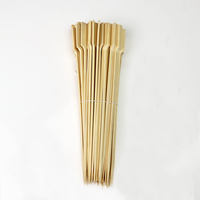Brochettes de barbecue en bambou Teppo jetables, écologiques, de qualité supérieure, personnalisables avec impression, prix usine Chine