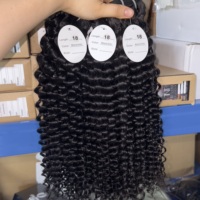 Cheveux bouclés indiens birmans, ondulations naturelles, cheveux humains, perruque vietnamienne, fournisseur en gros d'extensions, mèches bouclées crépues et lisses