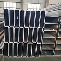 60x40 GI Oyuk 100x50 Galvanizli Dikdörtgen Çelik Boru Karbon Çelik Tüp İnşaat Depo Çelik Konstrüksiyonu için