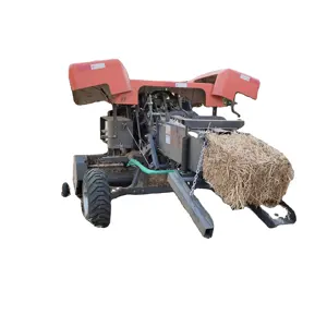 High working efficiency tractor PTO use hay round baler straw baler machine grass round baler