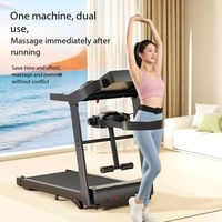 Tapis roulant pliable silencieux professionnel avec écran LCD, surveillance de la fréquence cardiaque, entraînement motorisé pour équipement de salle de sport à domicile