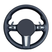 Vente chaude volant en cuir Pana noir adapté pour BMW E90 E91 E92 E93 E84 E70 modèle M