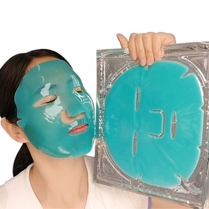 Mascarilla Facial de Colágeno Orgánico Multicolor <span class=keywords><strong>con</strong></span> Vitamina C, Cristal, Iluminadora, Reafirmante, Antiarrugas, Hidratante, <span class=keywords><strong>con</strong></span> Logotipo Personalizado, Vegana, OEM - Product Image 4