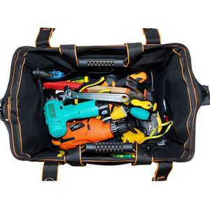18-inch Close Top Wide Mouth Storage Tool Bag with Adjustable Shoulder Strap - Product Image 3