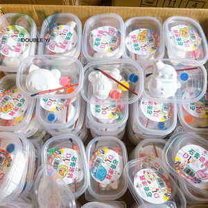Kids Painting Kit DIY Doll Toys Ceramics <strong>Plaster</strong> Painting <strong>Set</strong> for Gift Toys - Product Image 3