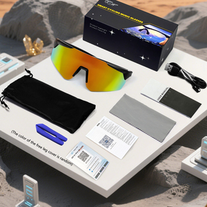 Gafas inteligentes QY Pro2 con función de llamadas telefónicas, traductor de idiomas, asistente de voz, llamadas por Bluetooth, música, protección UV para ciclismo al aire libre. - Product Image 5