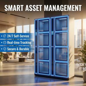 Sistema de Casilleros Metálicos Inteligentes IoT para Alquiler, Autoservicio 24/7 para Herramientas de Biblioteca y Gestión de Activos - Product Image 6