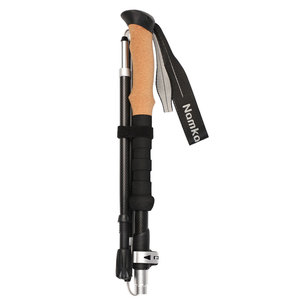 Bastón <span class=keywords><strong>de</strong></span> Trekking <span class=keywords><strong>de</strong></span> Fibra <span class=keywords><strong>de</strong></span> Carbono 3K, Bastón <span class=keywords><strong>de</strong></span> Senderismo Plegable Ultraligero <span class=keywords><strong>de</strong></span> 5 Secciones con Bloqueo Rápido para Excursionismo - Product Image 1