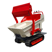 Kostenloser Versand Mini Dumper Tracked Motor Schubkarre Track Site Dumper für Farm Work Mini Crawler Dumper Truck