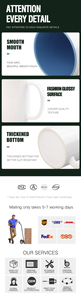 Mug en céramique personnalisable par sublimation, 11 oz, avec anse et intérieur colorés, pour café - Product Image 6