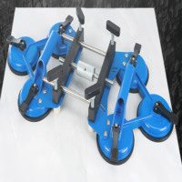 Ventouse de raccordement à six griffes de 123 mm en alliage d'aluminium de qualité industrielle FY-RS-018 avec clip ABS pour usage en construction