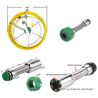 7 "LCD 22mm 20-50m 1000 TVL tuyau de vidange caméra d'inspection d'égout système Endoscope d'inspection étanche IP68 caméra vidéo serpent