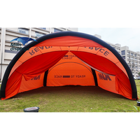 Tonnelle gonflable, tente publicitaire gonflable, abri extérieur imperméable pour événements sportifs