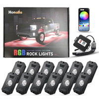 Kit Luci LED RGB OEM per Auto, Illuminazione Sottoscocca con Controllo App, Luci Neon IP68 per Ruote di Camion, ATV, UTV, RZR, SUV