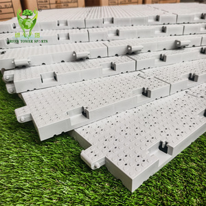 Revêtement de sol modulaire en plastique pour protection de gazon, plancher emboîtable pour skateboard, idéal pour tentes, fêtes, mariages, tournois, concerts et événements - Product Image 3