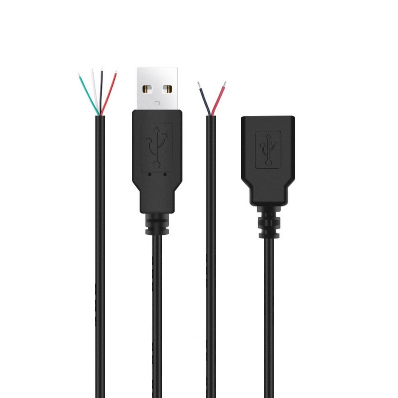 <strong>USB</strong> Type a Male to <strong>Bare</strong> <strong>Wire</strong> 4 Core 2 Core Open <strong>End</strong> <strong>USB</strong> Data Charging <strong>Cable</strong>