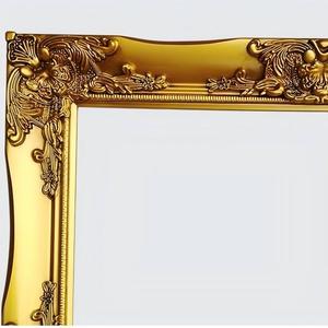 <span class=keywords><strong>Cadre</strong></span> photo mural de luxe baroque de grande taille, fait main, écologique, en résine et bois, avec impression UV couleur or - Product Image 6