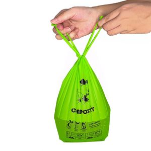 100% Biodegradable <b>Compostable</b> Dog Poop Bags Custom Logo Modern <b>Small</b> Animals Pet Waste Bags - Product Image 5