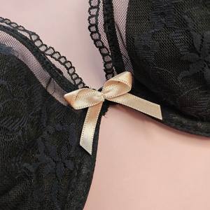 Pre-Made <b>Pink</b> Mini Satin Ribbons <b>Bows</b> Quality Small Lingerie Decorations Custom Wholesale Good Quality Underwear Accessories - Product Image 4