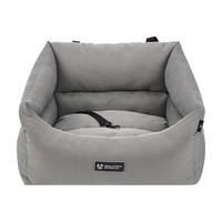 Peppy Buddies Double Usage Résistant À L'eau Oxford Pet Bed and Dog Car Seat Avec Harnais Attachement