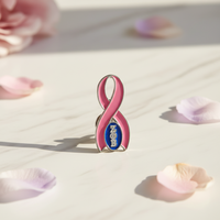 Ordre de l'étoile orientale OES Sensibilisation au cancer du sein Épingle à ruban rose Bijoux
