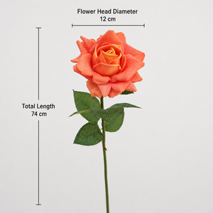 Rose Artificiali Real Touch YM all'Ingrosso, Bianche, Rosa, Rosse, Blu, di Alta Qualità per Decorazioni Casa e Matrimonio - Product Image 4
