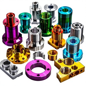 Pièces métalliques usinées sur mesure de haute précision Composants en alliage d'aluminium anodisé Tournage Fraisage Polissage Services d'usinage CNC - Product Image 1