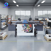 Mesin Cetak Roll to Roll GC1800H Ricoh Industrial Printhead Format Besar Inkjet dengan Kompatibilitas Film Lebar