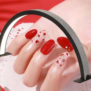 <span class=keywords><strong>Lampe</strong></span> de table pour salon de beauté avec logo gratuit <span class=keywords><strong>Lampe</strong></span> de table pour manucure avec anneau led en forme d'arc Demi-lune - Product Image 2