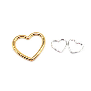 Hebilla de aleación personalizada plateada hexágono en forma de corazón hebillas pequeñas para vestidos de dama de honor cinturón - Product Image 1