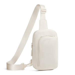 Bolsa Transversal Feminina Antifurto de Nylon Premium Esportiva Impermeável Multicolorida Dupla Face com Fecho ZIP - Product Image 1