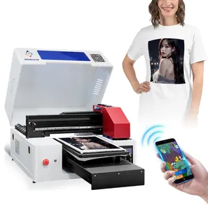 Refinecolor High Quality A3 DTG Printer CMYKWW textile machinery heat transfer dtg printing machine clothing label dtg printer