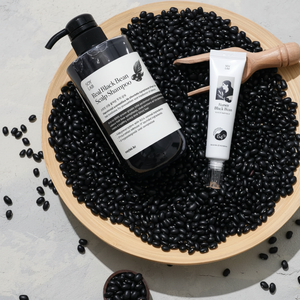 [SOY LAB] Shampooing et Ampoule Soin du Cuir Chevelu aux Haricots Noirs Bio 500ml pour Cheveux Colorés - Formule Douce Nourrissante et Lissante - Product Image 2