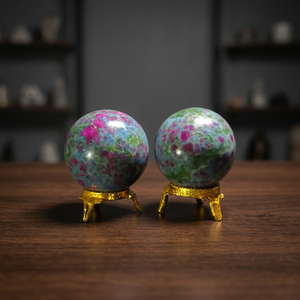 Esfera de Cristal de Cianita Rubí Premium para Meditación Reiki, Decoración Espiritual, Coleccionistas de Gemas, Venta al por Mayor - Product Image 4