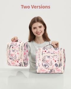 Trousse de Toilette Suspendue pour Voyage, Grande Capacité, Organisateur de Cosmétiques avec Compartiment Humide Anti-Fuite, Sac de Toilette Étanche - Product Image 6